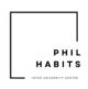 Logo del Centro di Ricerca: riquadro nero su sfondo bianco con la scritta Phil Habits nell'angolo in basso a destra